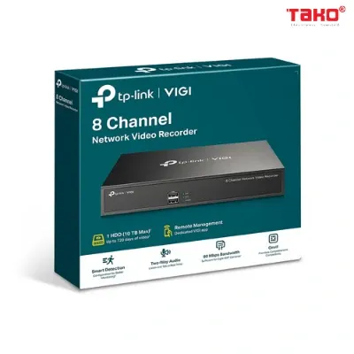 VIGI NVR1008H Đầu ghi video mạng VIGI 8 kênh 6