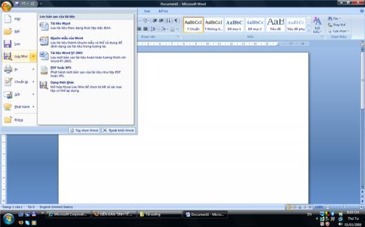 Đổi ngôn ngữ trong office 2007 thành tiếng Việt