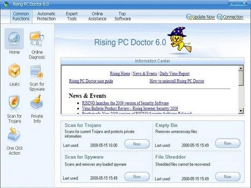 Rising PC Doctor 6.0.1.37 - Bác sĩ máy tính miễn phí