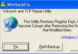 WinSockFix 1.1.0.13 - Fix các lỗi của mạng
