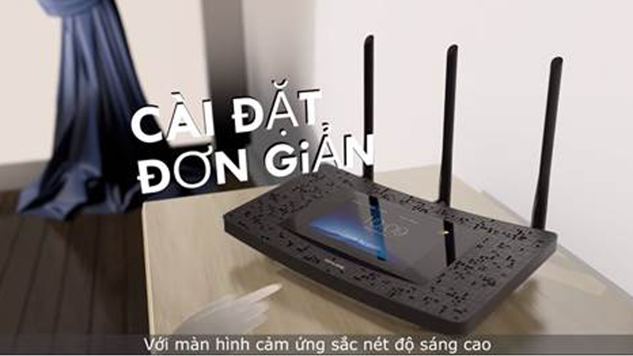 Sản phẩm TP-LINK: Touch P5 - Router Wifi - AC với màn hình cảm ứng đột phá 