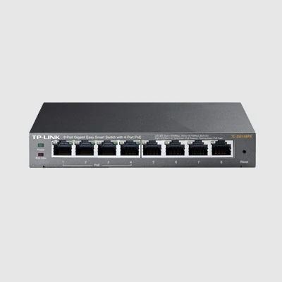 TL-SG108PE Switch Easy Smart 8 cổng Gigabit  với 4 cổng PoE