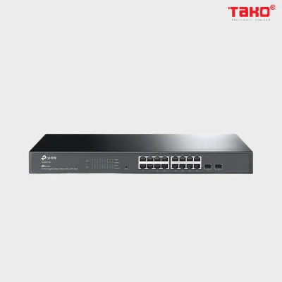 TL-SG2218 Switch Smart JetStream 16-Cổng Gigabit với 2 khe cắm SFP