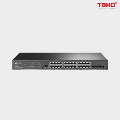 TL-SG3428 Bộ chuyển mạch được quản lý JetStream 24 cổng Gigabit L2 với 4 khe cắm SFP