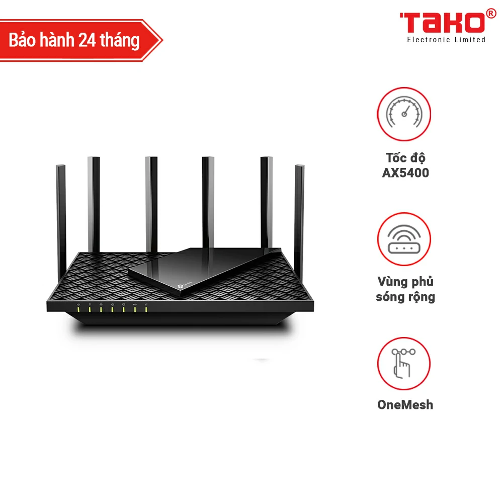 Archer AX72 Router Wi-Fi 6 Gigabit Băng Tần Kép AX5400