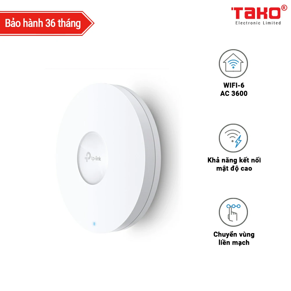 EAP660 HD Access Point Gắn Trần Wi-Fi Băng Tần Kép AX3600