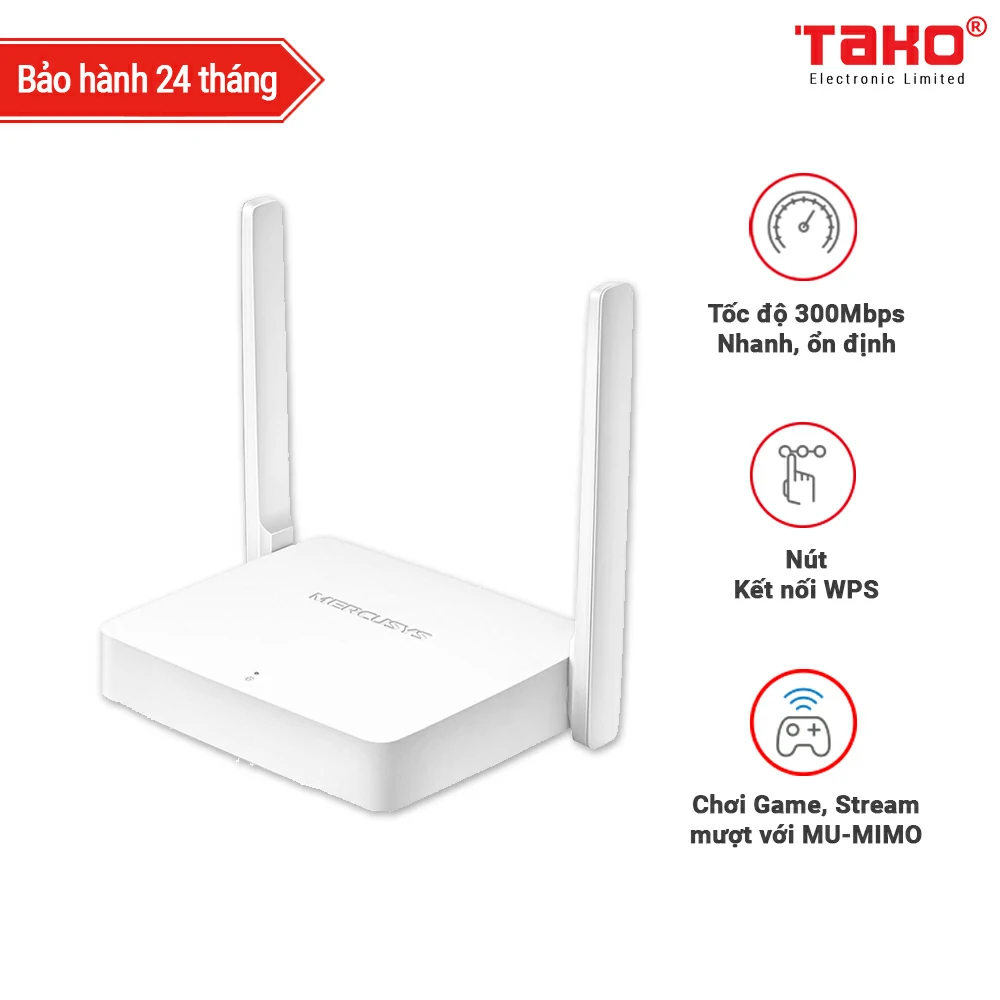 MW301R Router Wi-Fi Chuẩn N Tốc độ 300Mbps