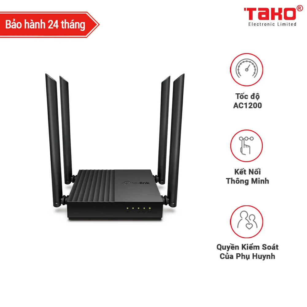 Archer C64 Bộ định tuyến Wi-Fi MU-MIMO không dây AC1200