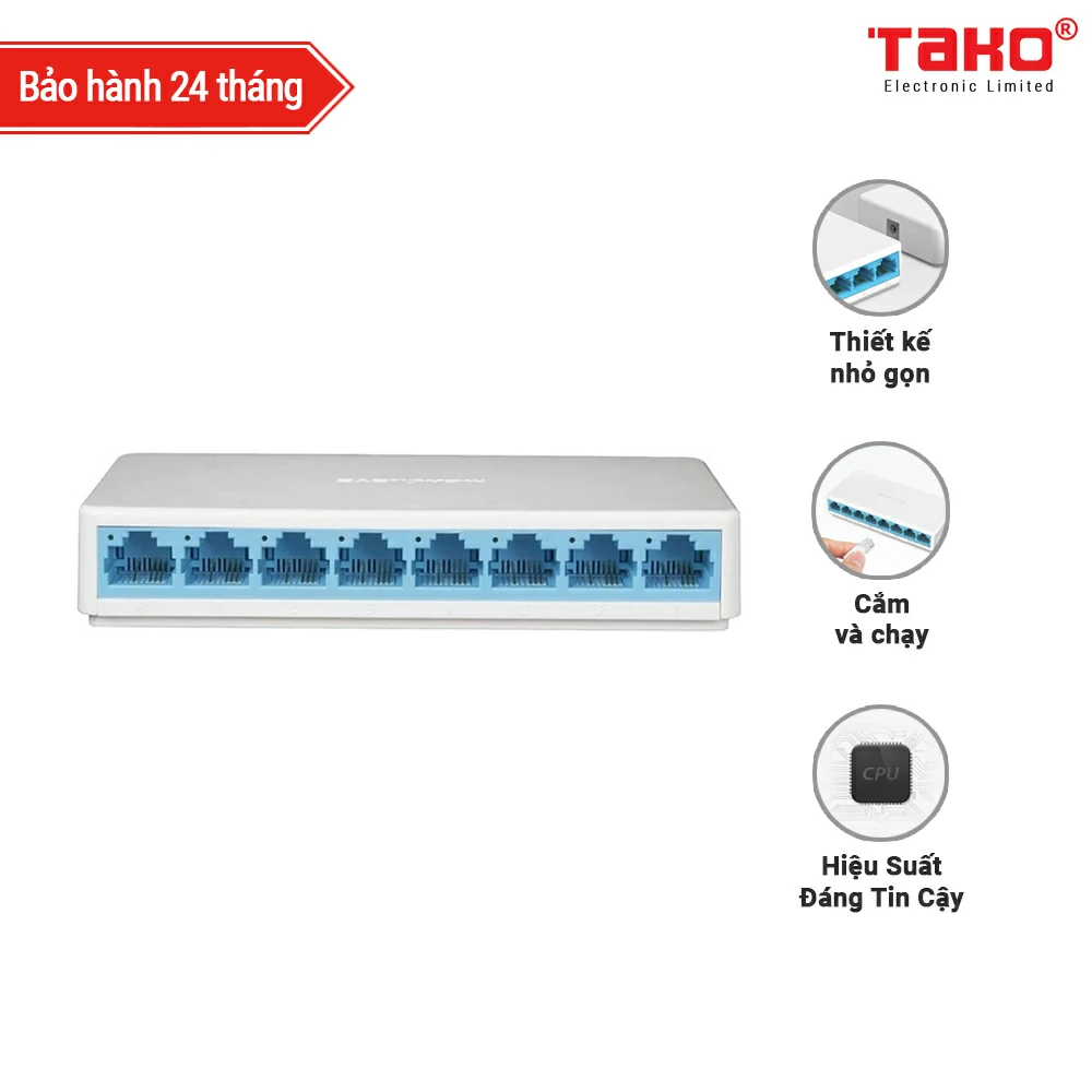 MS108 Switch Desktop 8 cổng 10/100Mbps