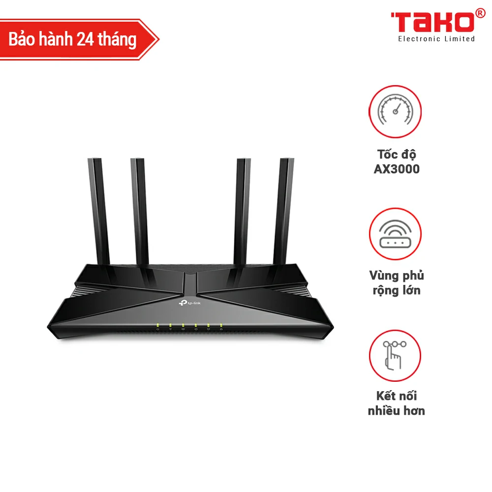 Archer AX53 Router Wi-Fi 6 Gigabit Băng Tần Kép AX3000