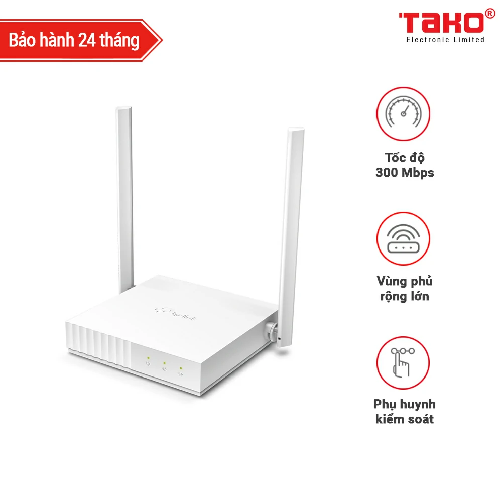 Router Wi-Fi TL-WR844N 300 Mbps băng tần 2.4GHz