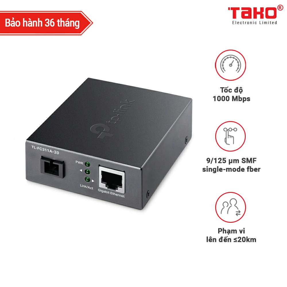 TL-FC311A-20 Gigabit WDM Media Converter