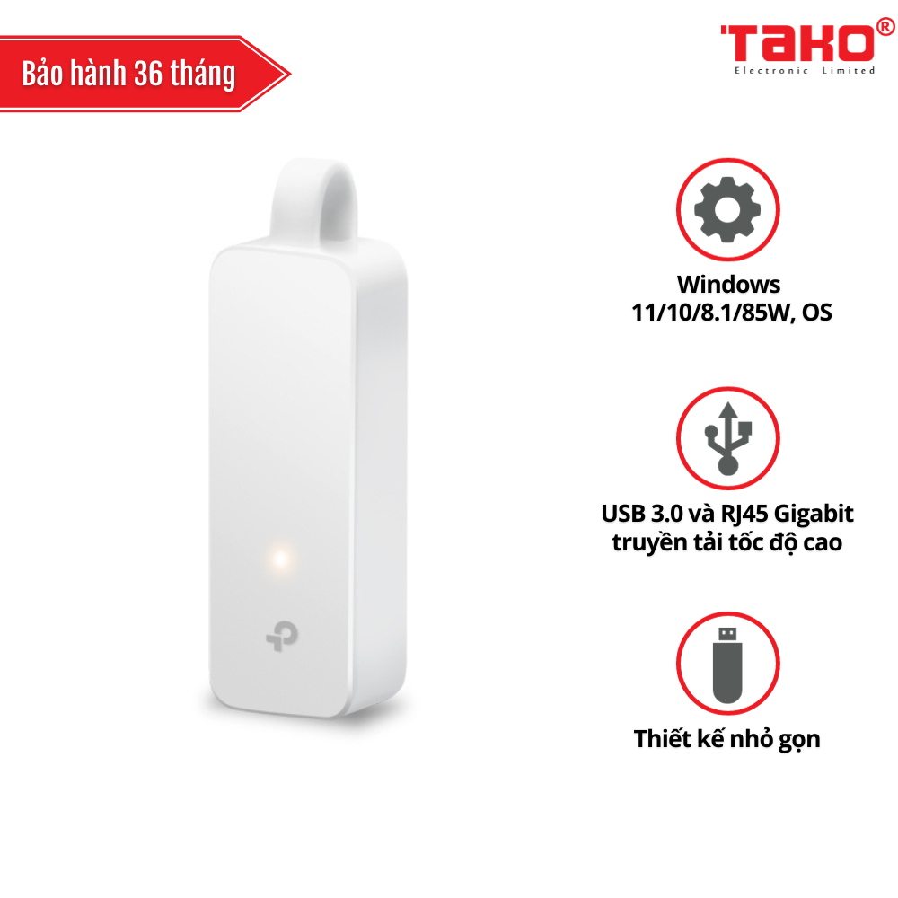 UE300C - Bộ chuyển đổi USB Type-C sang LAN RJ45 Gigabit