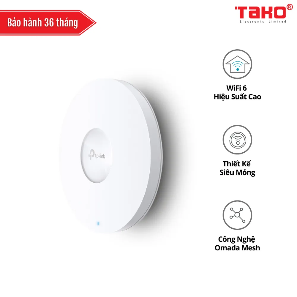 EAP650 Access Point Gắn Trần Wi-Fi 6 AX3000