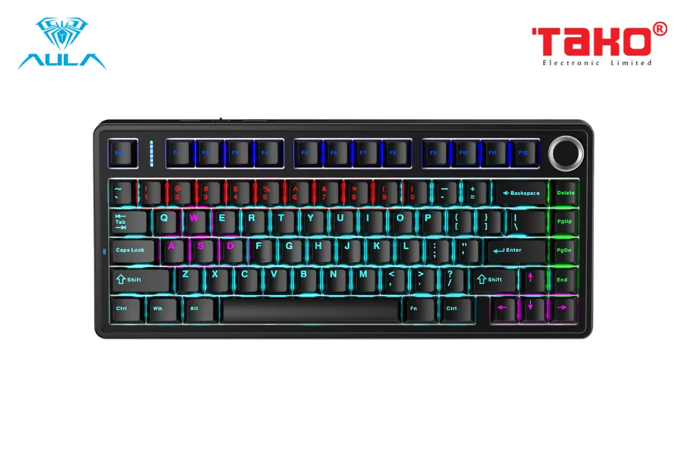 AULA F75 (E3225-E3218) BÀN PHÍM CƠ GAMING CÓ DÂY (Phiên bản Red switch) 1