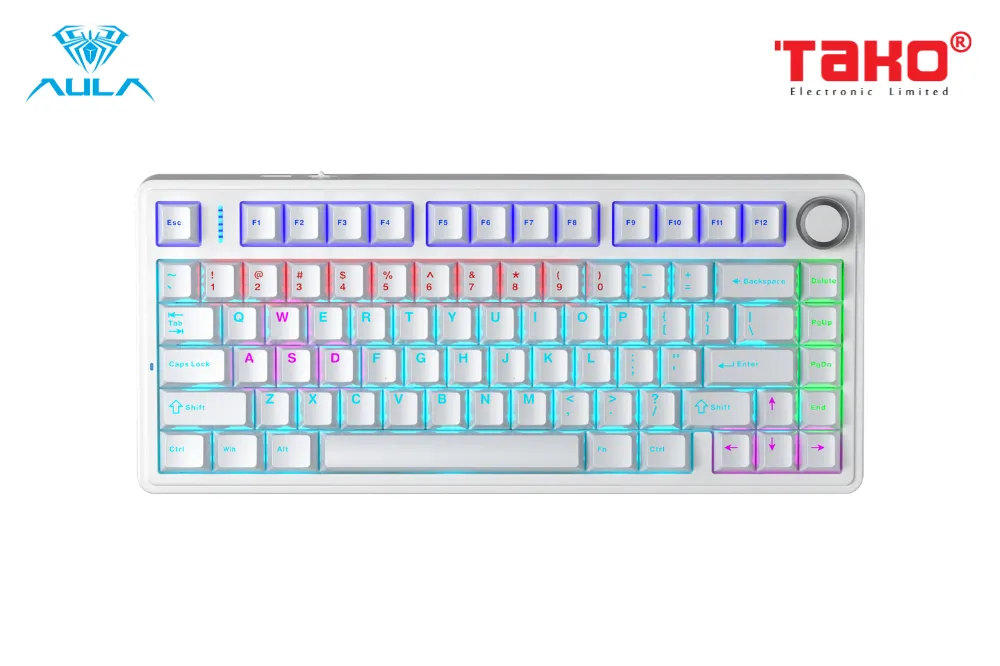 AULA F75 (E3225-E3218) BÀN PHÍM CƠ GAMING CÓ DÂY (Phiên bản Red switch) 2