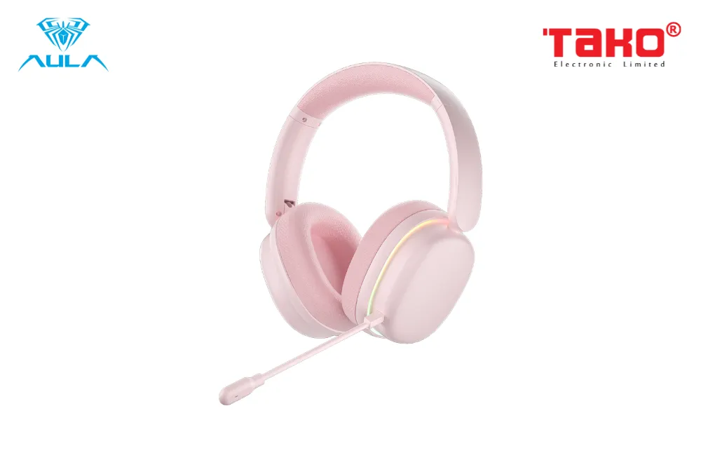 AULA G7 PRO (5347) TAI NGHE GAMING 3 MODE (Phiên bản Màu Hồng) 2