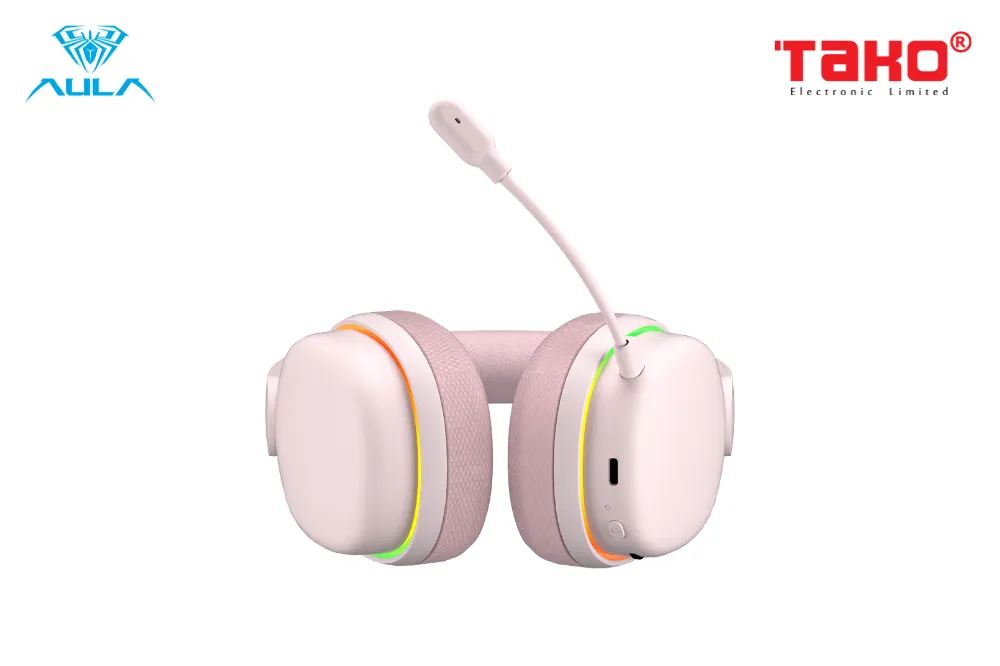 AULA G7 PRO (5347) TAI NGHE GAMING 3 MODE (Phiên bản Màu Hồng) 5