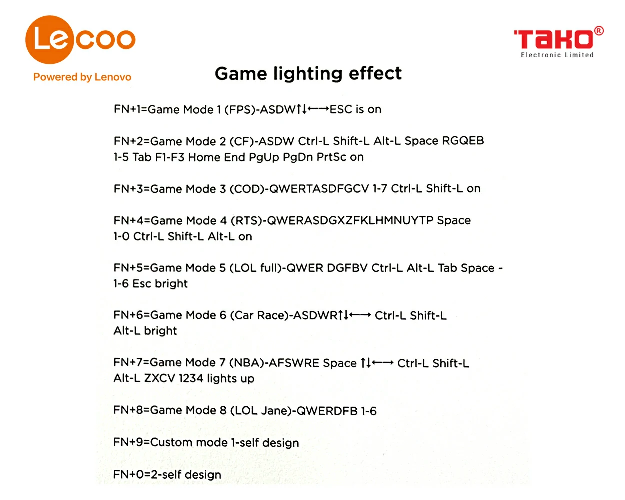 Bàn phím cơ gaming có đèn LED Lecoo GK302 2
