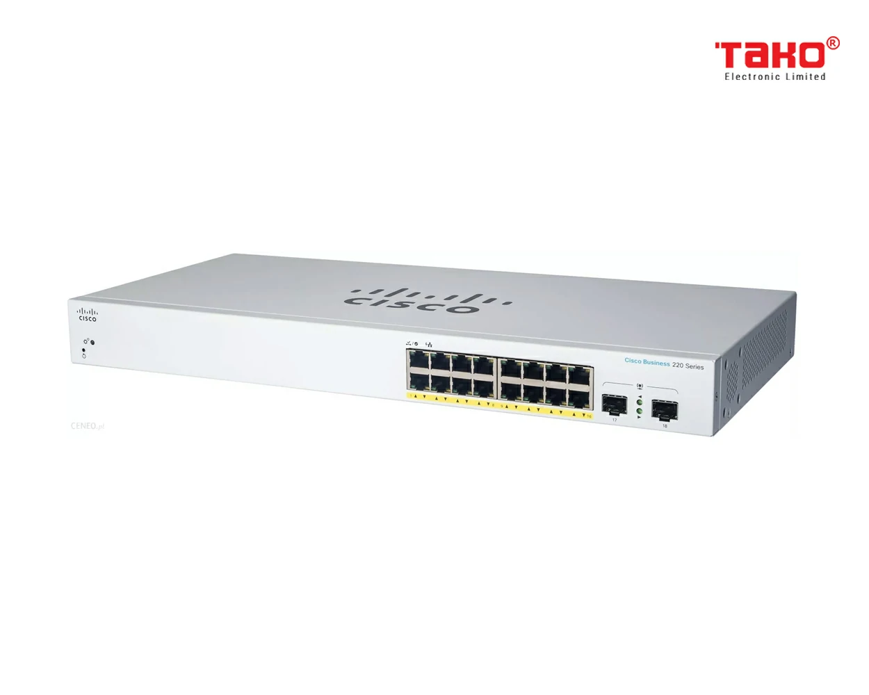 Cisco Business CBS220-16T-2G managed Switch L2/L3 16 Cổng Ethernet 1
