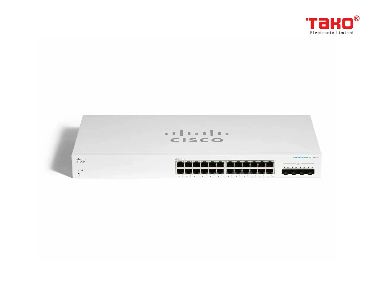 Cisco Business CBS220-24T-4G managed Switch L2/L3 Cổng 24 x 10/100/1000Mbps + khe cắm SFP 4 x 1Gbps 1