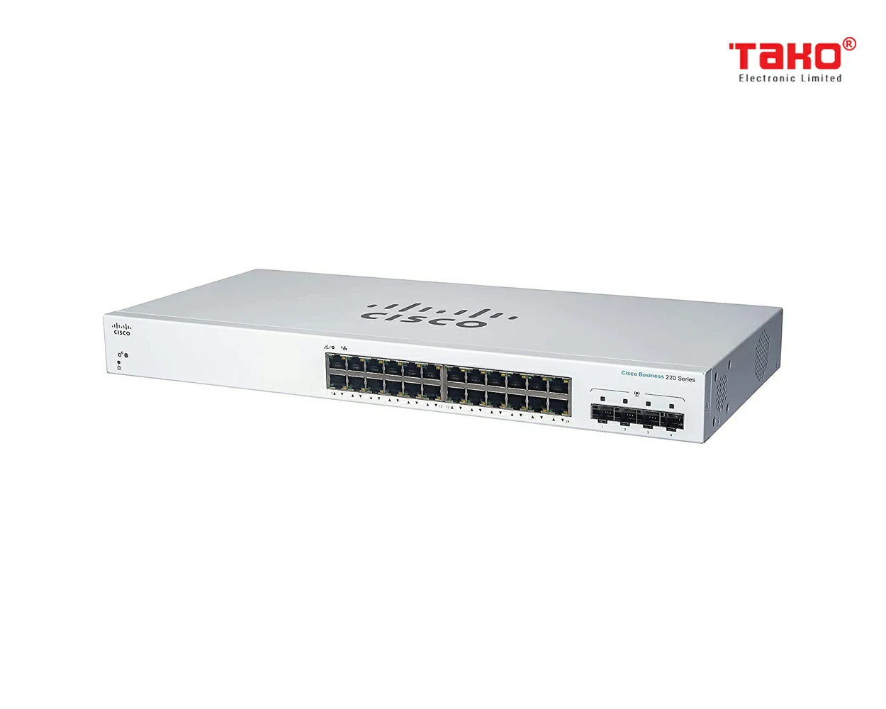 Cisco Business CBS220-24T-4G managed Switch L2/L3 Cổng 24 x 10/100/1000Mbps + khe cắm SFP 4 x 1Gbps 5
