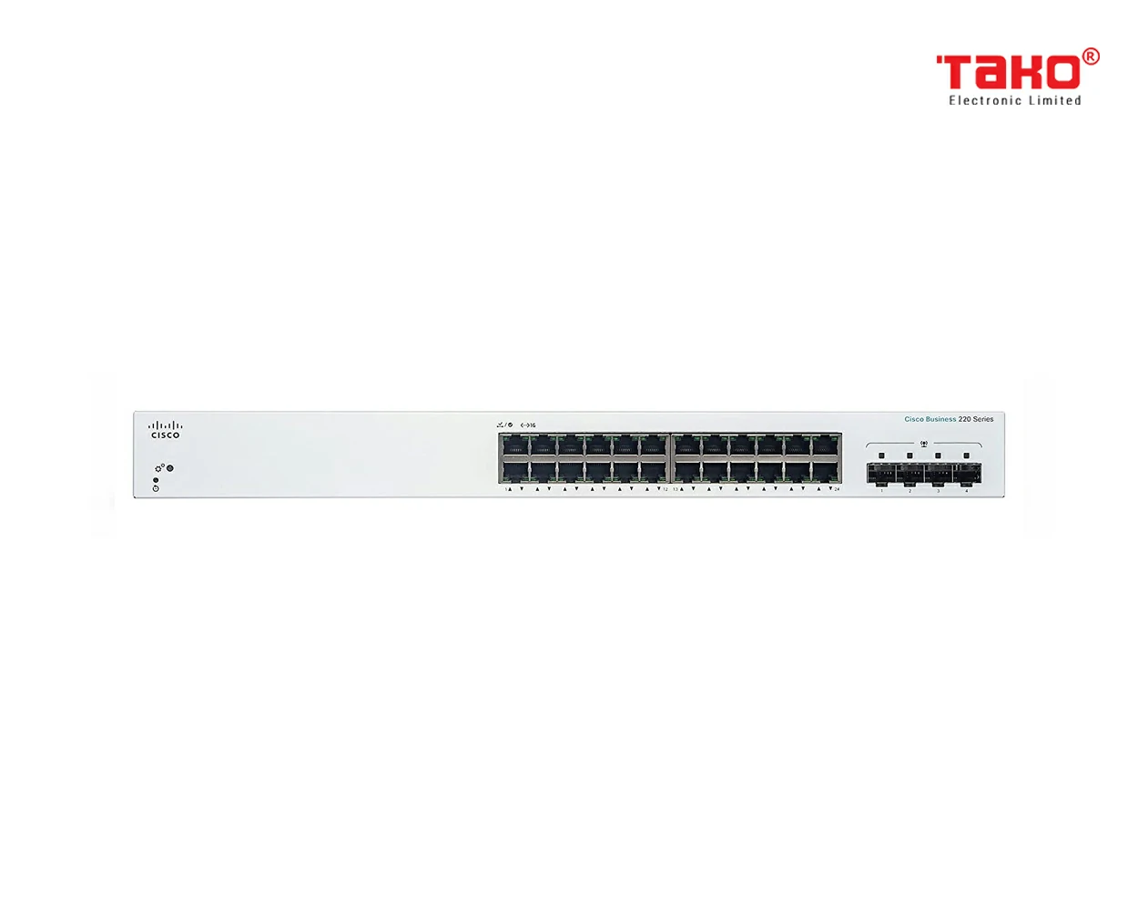 Cisco Business CBS220-24T-4G managed Switch L2/L3 Cổng 24 x 10/100/1000Mbps + khe cắm SFP 4 x 1Gbps 6