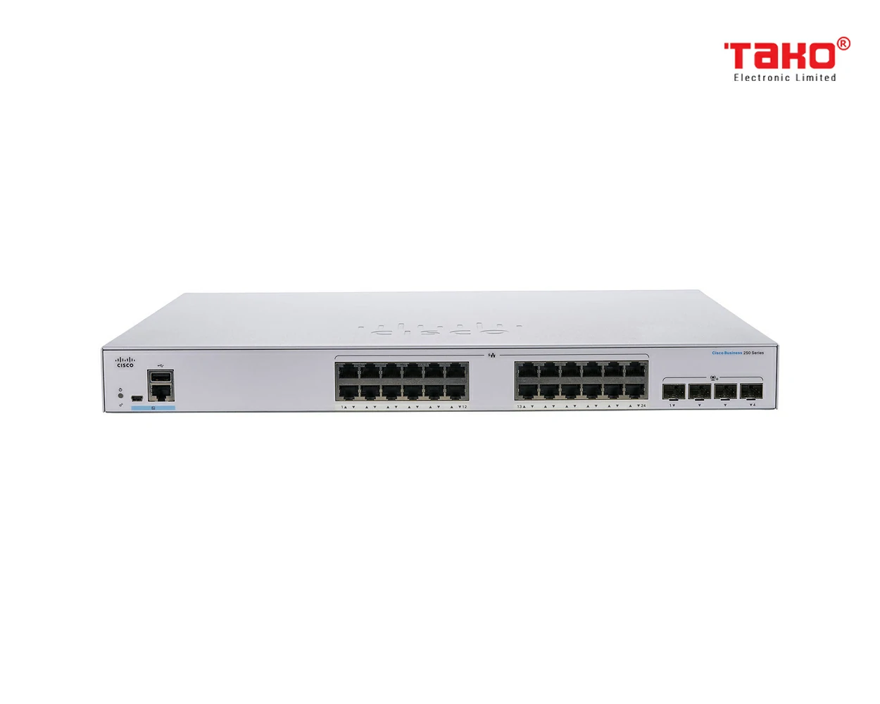 Cisco Business CBS220-24T-4G managed Switch L2/L3 Cổng 24 x 10/100/1000Mbps + khe cắm SFP 4 x 1Gbps 1