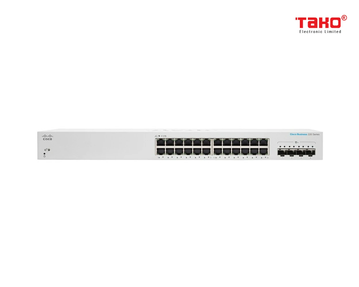 Cisco Business CBS220-24T-4X managed Switch L2/L3 Cổng 24 x 10/100/1000Mbps + khe cắm SFP 4 x 10Gbps 2