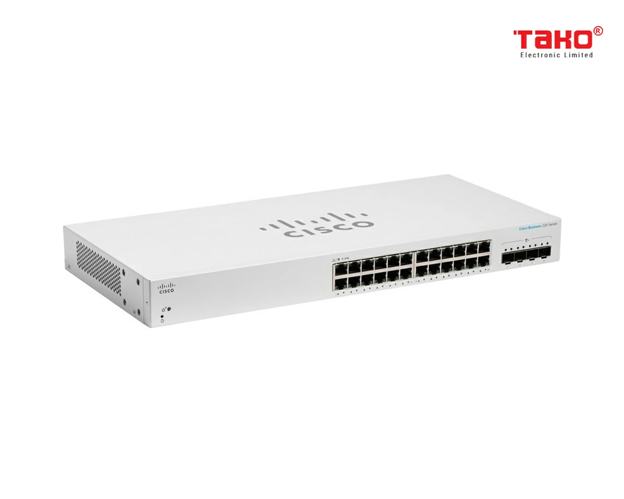 Cisco Business CBS220-24T-4X managed Switch L2/L3 Cổng 24 x 10/100/1000Mbps + khe cắm SFP 4 x 10Gbps 3