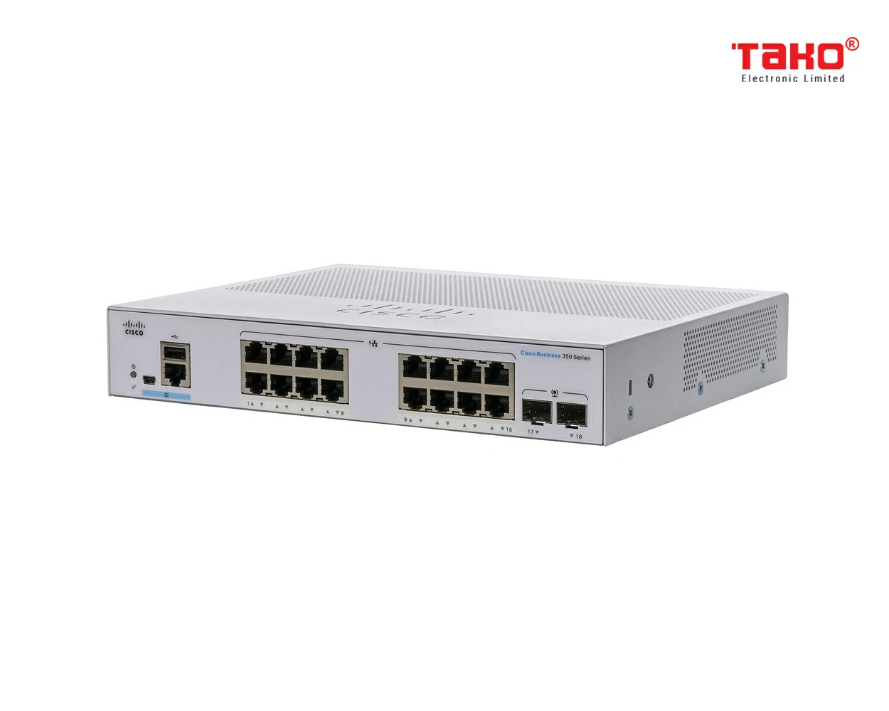 Cisco Business CBS350-16T-E-2G managed Switch L2/L3 16 Cổng Ethernet 3