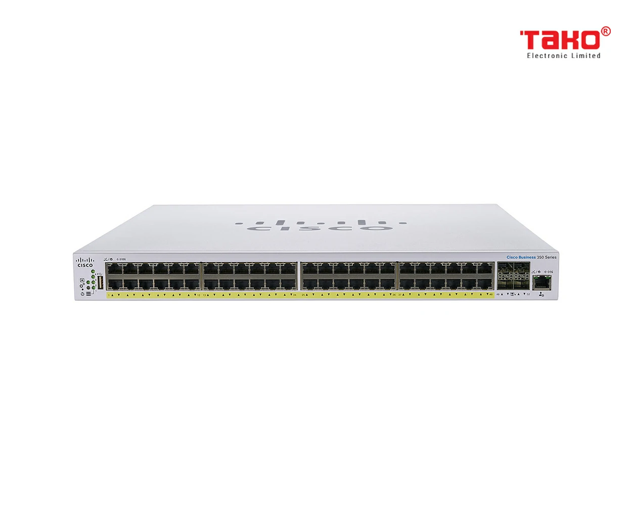 Cisco CBS250-48P-4G 48-port 10/100/1000 Mbps PoE Layer 2 manageable web switch 4 SFP slots 1