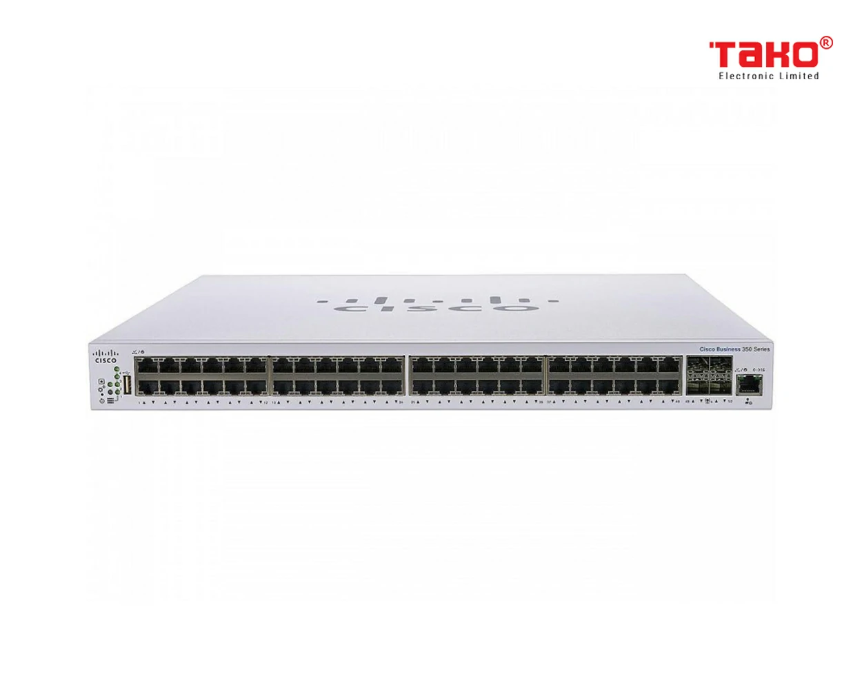 Cisco CBS250-48T-4G 48 port 10/100/1000 Mbps Layer 2 manageable web switch + 4 x 1 Gbps SFP slots 1