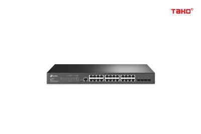 TL-SG3428 Bộ chuyển mạch được quản lý JetStream 24 cổng Gigabit L2 với 4 khe cắm SFP