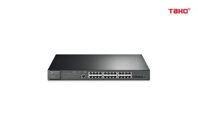 TL-SG3428XMP JetStream 24-Port Gigabit và 4-Port 10GE SFP + L2 + Managed Switch với 24-Port PoE +