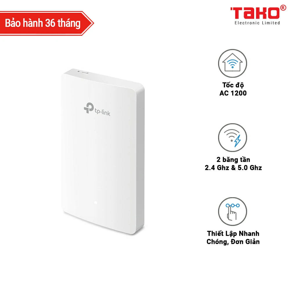 EAP235-Wall Điểm truy cập tấm tường không dây MU-MIMO Gigabit Omada AC1200