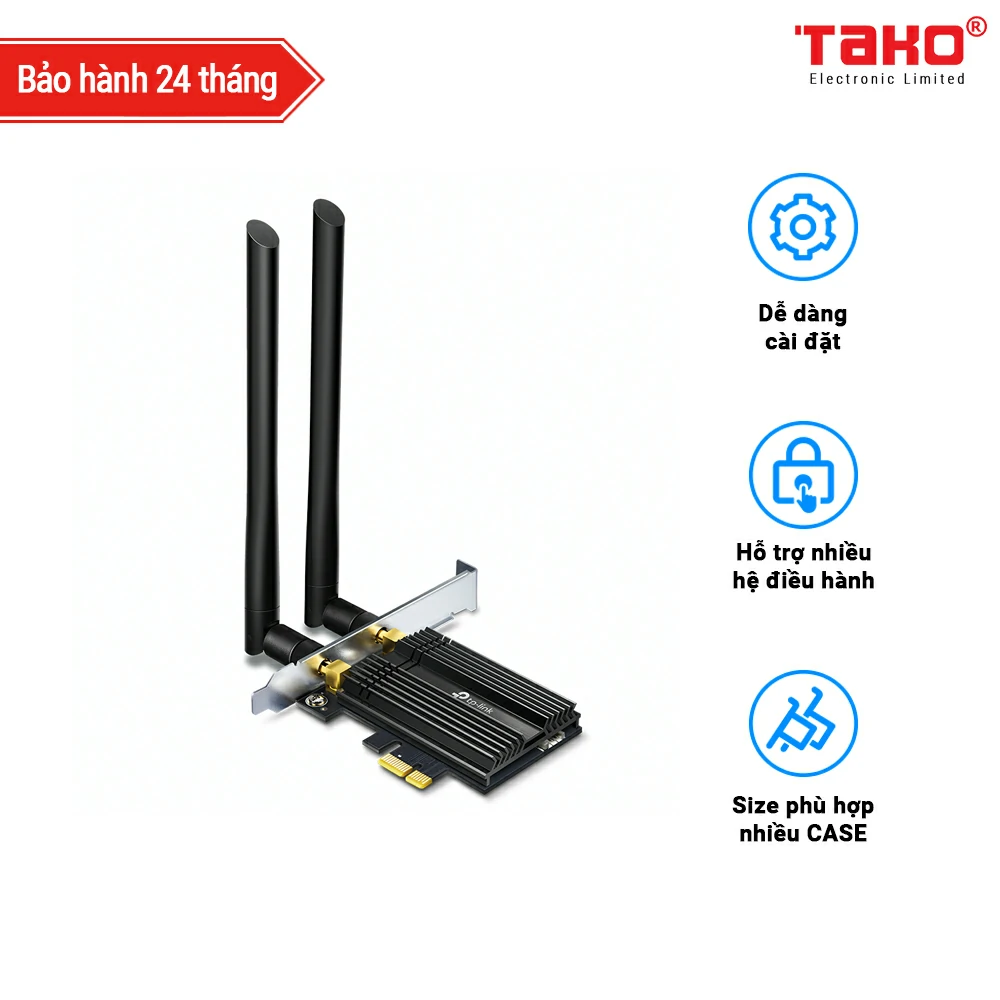 ARCHER TX50E Bộ chuyển đổi PCIe AX3000 WiFi 6 Bluetooth 5.0