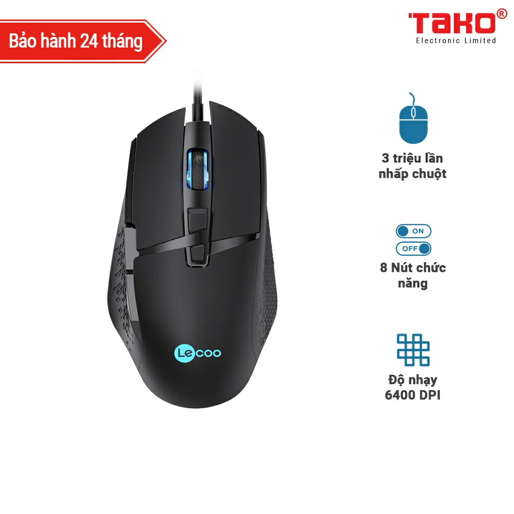 chuột quang gaming e-sports Lecoo MG1101