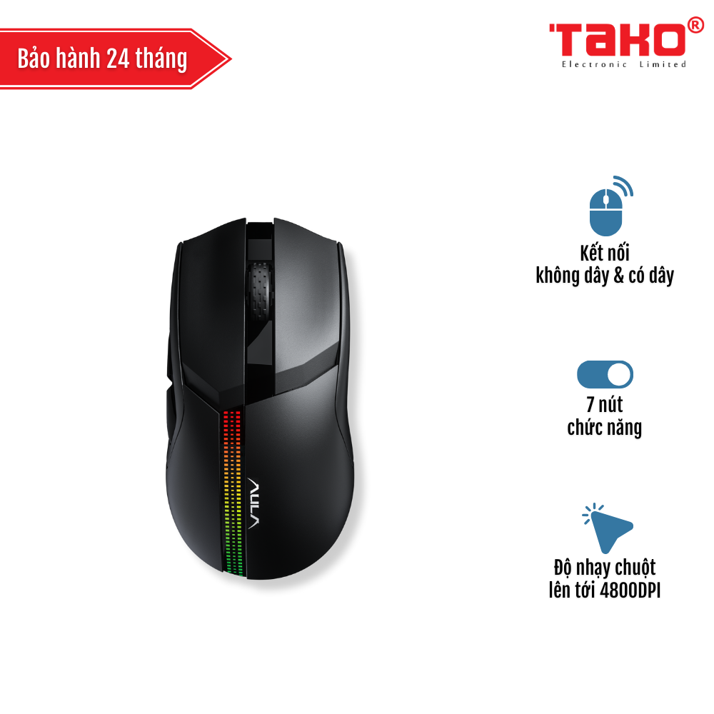 AULA F813 CHUỘT GAMING 2 MODE