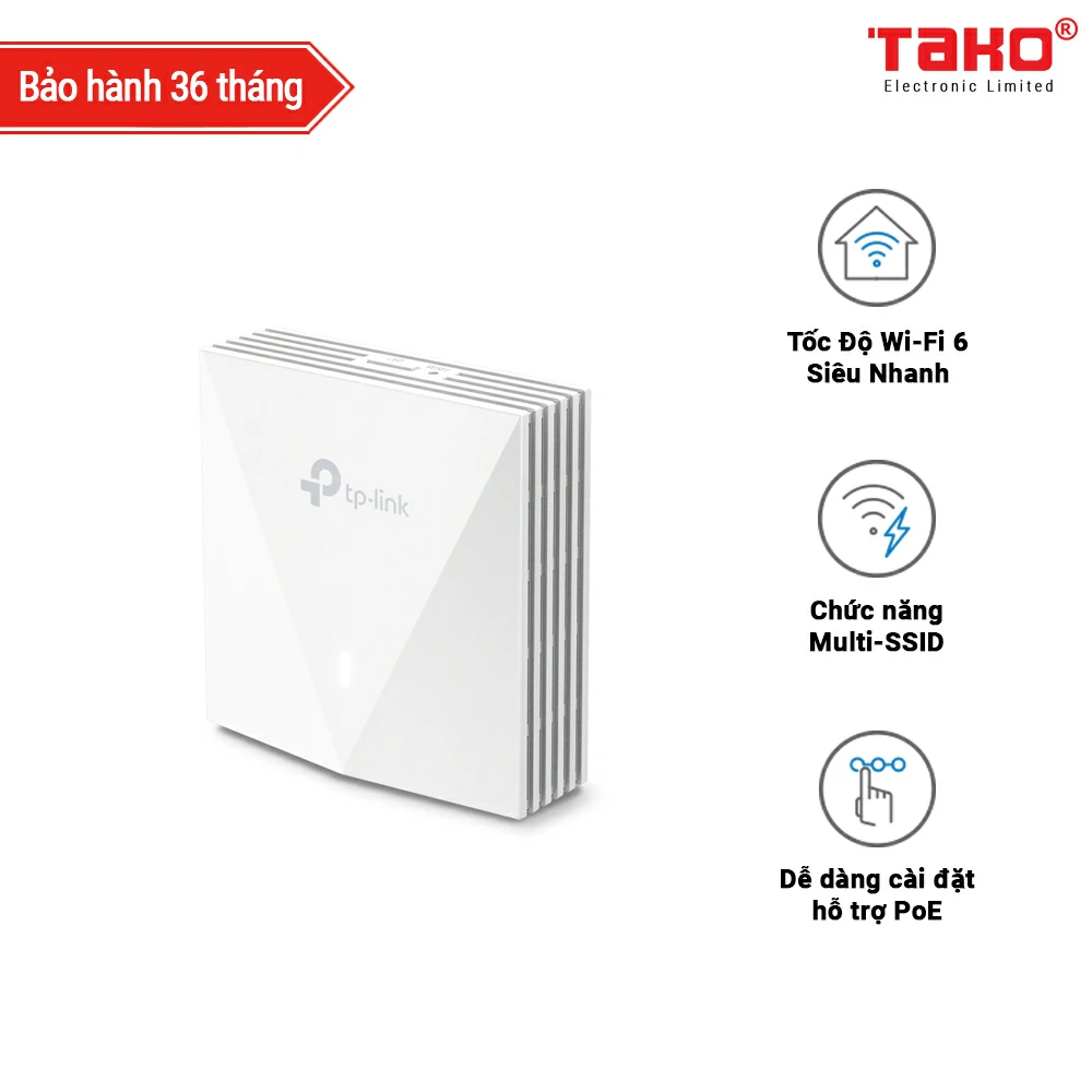 EAP650-Wall Điểm truy cập gắn tường không dây Wifi 6 AX3000