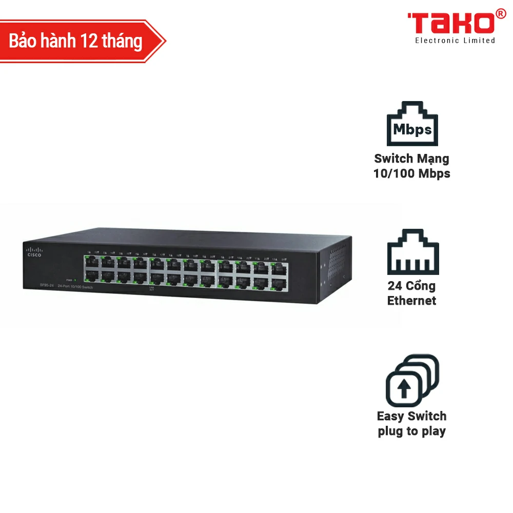 Switch CISCO SF95D-24 24-port 10/100Mbps