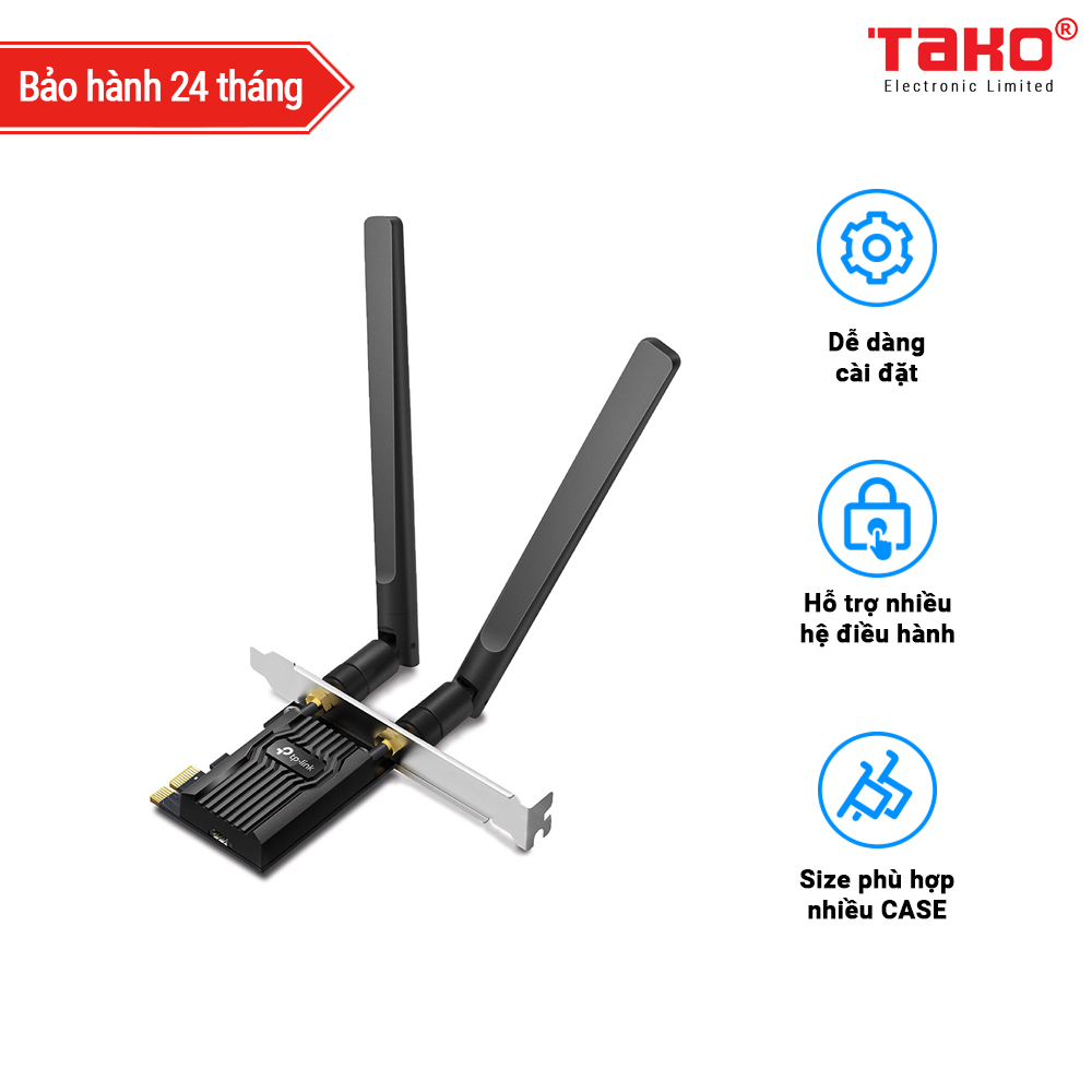 Archer TX20E AX1800 Wi-Fi 6 Bluetooth 5.2 PCIe Adapter