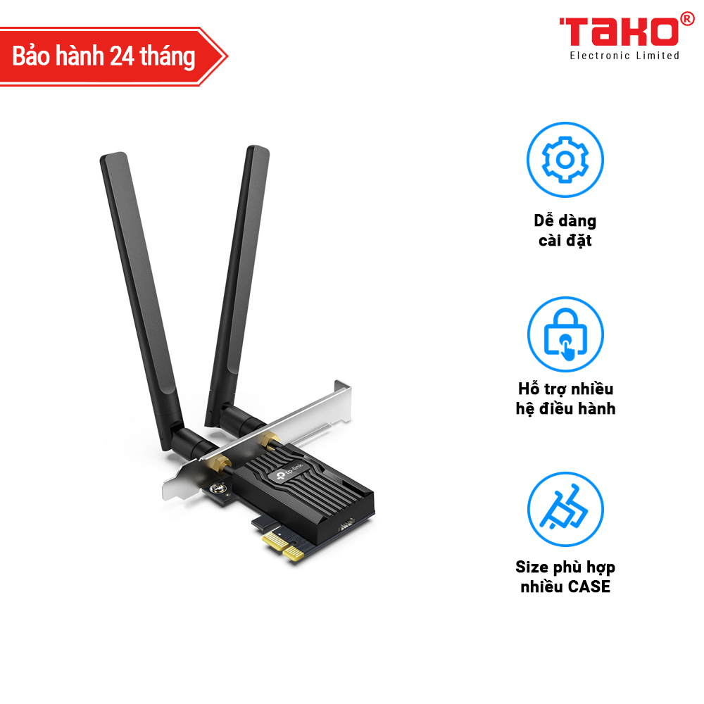 Archer TX55E AX3000 Wi-Fi 6 Bluetooth 5.2 PCIe Adapter