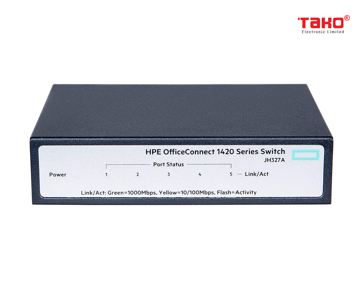 HPE OfficeConnect 1420 5-Port Gigabit Ethernet Unmanaged Switch-5 x GE 10/100/1000 (JH327A#ABA) 1