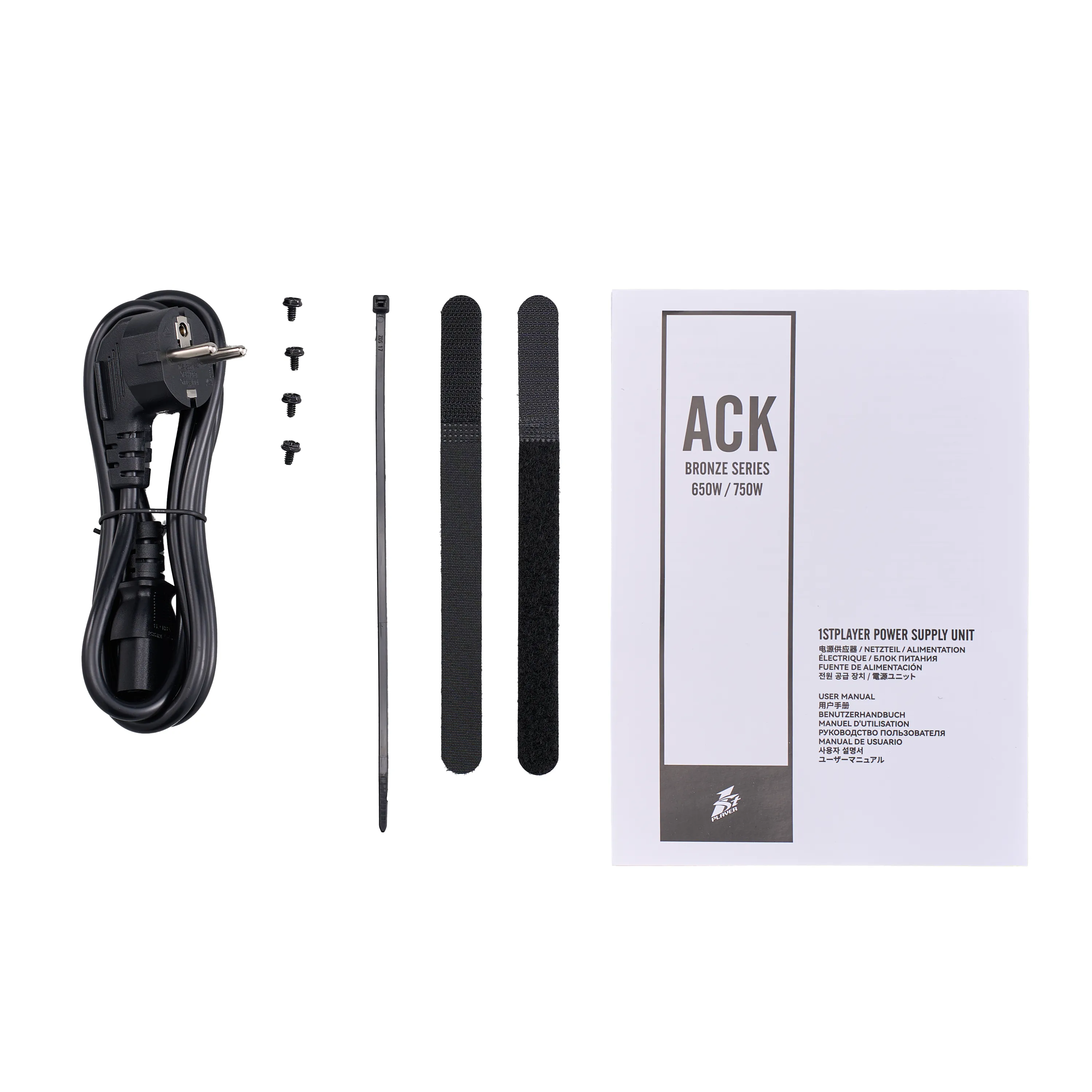 NGUỒN MÁY TÍNH 1STPLAYER ACK-BRZ-850 850W ĐEN (80 PLUS BRONZE) 2