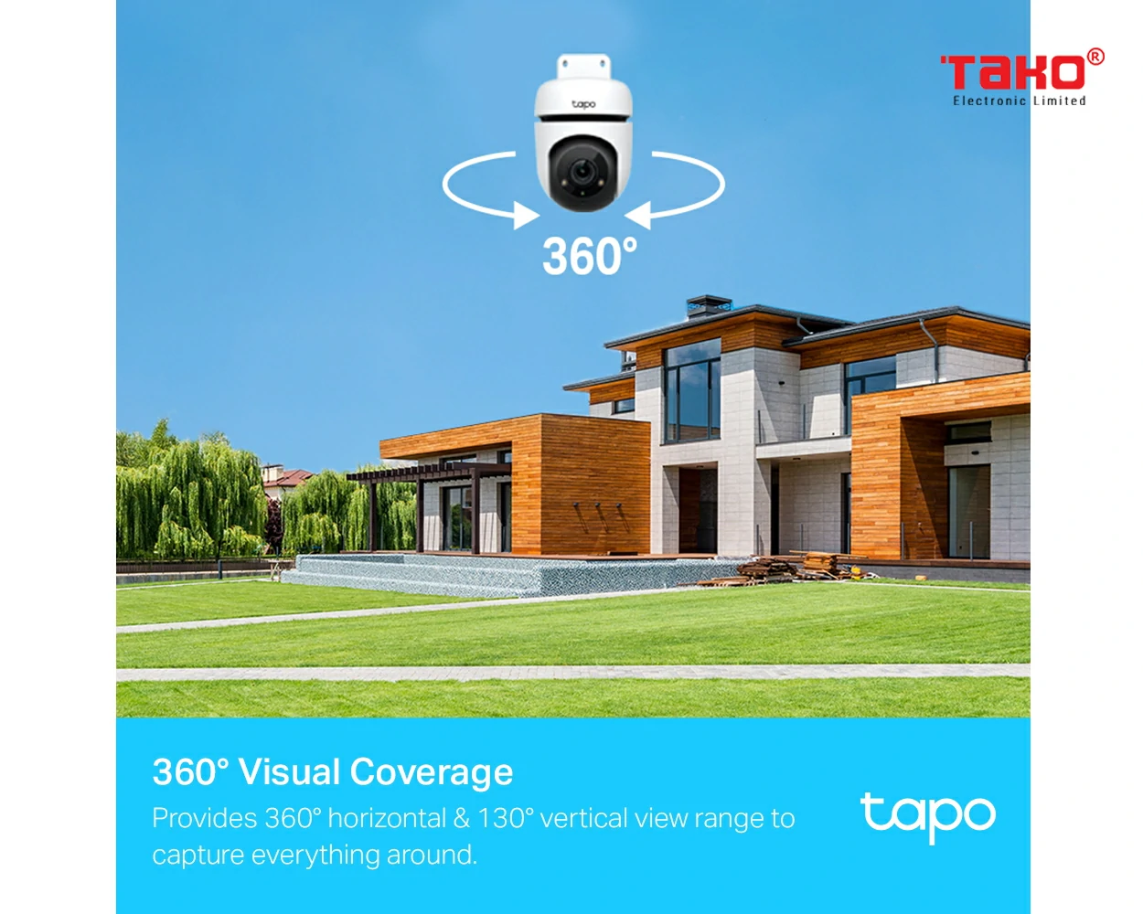 Tapo C500 Camera Wi-Fi An Ninh Quay/Quét Ngoài Trời 4