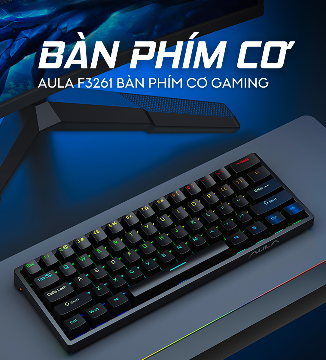 AULA F3261 BÀN PHÍM CƠ GAMING