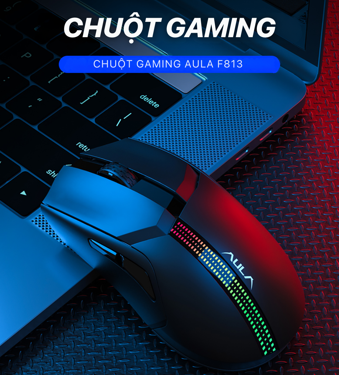 AULA F813 CHUỘT GAMING