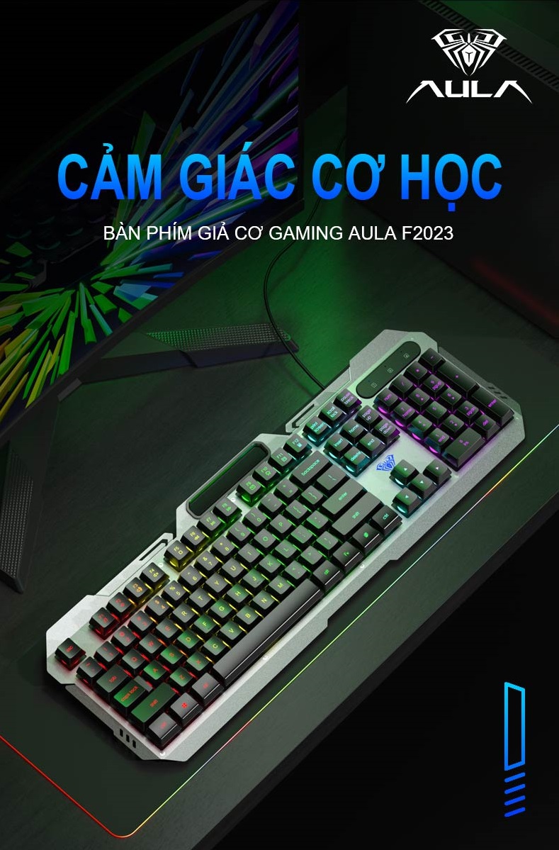 AULA F2023 BÀN PHÍM GIẢ CƠ GAMING