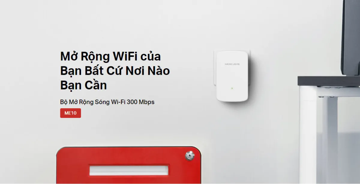 ME10 Bộ Mở Rộng Sóng Wi-Fi 300 Mbps